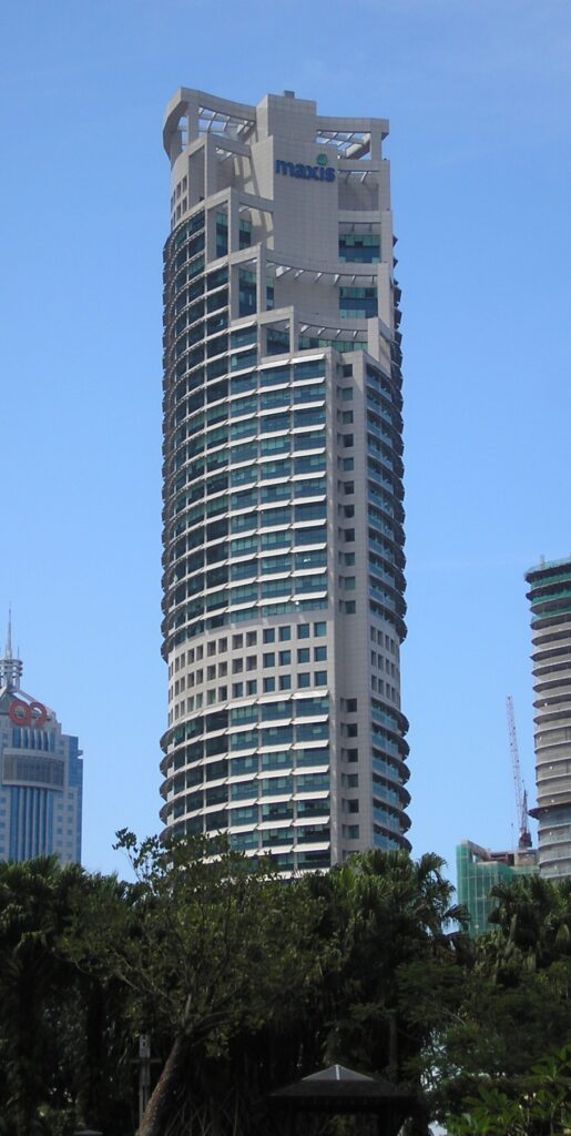 Menara Maxis, Kuala Lumpur, foto arkib 2007.